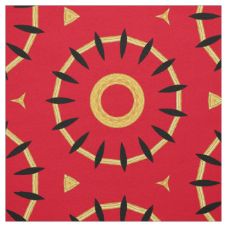 Tissu Circles Abstraits amusants Rendement Twill de coto