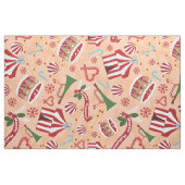Tissu Cirque de Noël (Fat Quarter)