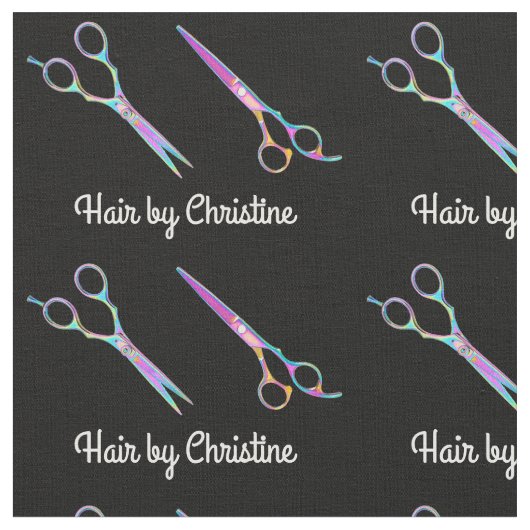 Tissu ciseaux de coiffeur (Fermer)