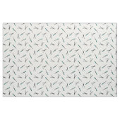 Tissu Ciseaux et peignes - blanc noir de turquoise (Fat Quarter)
