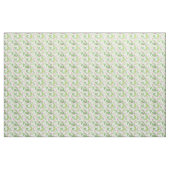 Tissu Ciseaux roses chauds Franges de palmiers verts (Yard)