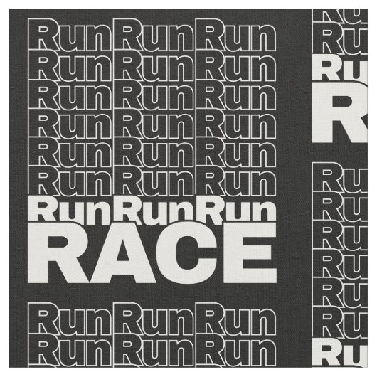 Tissu Citation de course en cours de course motivationne (Fermer)