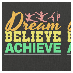 Tissu Citation de Dream Believe - Gymnastique féminine