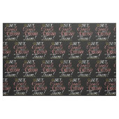 Tissu Citation pour se fixer des objectifs et les attein (Fat Quarter)