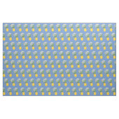 Tissu Citron Botanique (Yard)