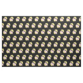 Tissu Citron d'été dégoulinant de cœurs (Yard)