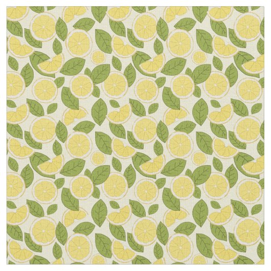 Tissu Citron frais (Fermer)