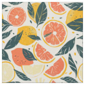 Tissu Citron & Fraise (Fermer)