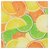 Tissu Citrons, citrons et oranges (Fermer)