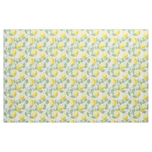 Tissu Citrons doux (Fat Quarter)