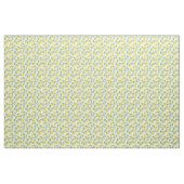 Tissu Citrons Et Fleur (Yard)