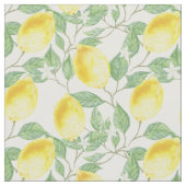 Tissu Citrons Et Fleur (Fermer)