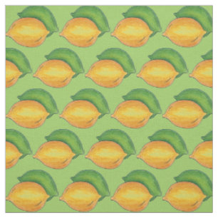 Tissu Citrons et Limites Citrus Grove Fruit Imprimer