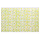 Tissu Citrons et motif feuille (Yard)