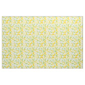 Tissu Citrons et motif feuille (Fat Quarter)