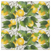 Tissu Citrons Fruit Citron Floral (Fermer)
