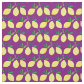 Tissu Citrons Fruits D'été Mignons (Échantillon)