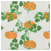 Tissu Citrouille à l'automne (Fermer)