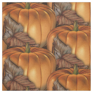 Tissu Citrouille d'automne Halloween