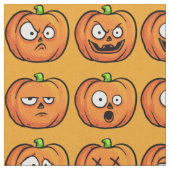 Tissu Citrouille d'Halloween (Fermer)