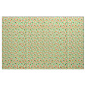Tissu citrouille épice café pastel vert (Yard)