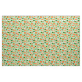 Tissu citrouille épice café pastel vert (Fat Quarter)