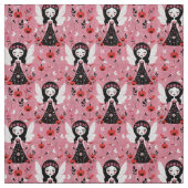 Tissu Citrouille Patch Fairy (Échantillon)