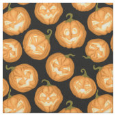 Tissu Citrouilles d'Halloween (Fermer)