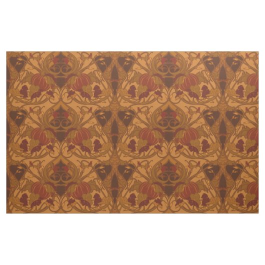 Tissu Citrouilles et vignes d'automne (Fat Quarter)