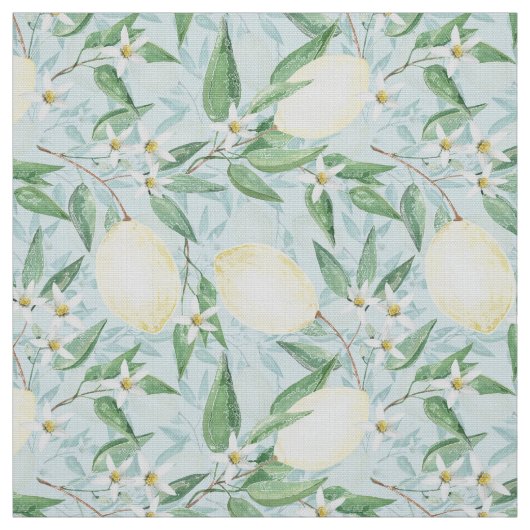 Tissu Citrus jaune citron frais (Échantillon)