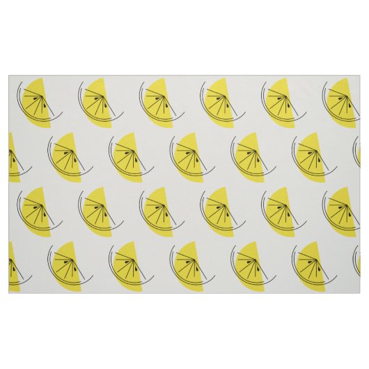 Tissu Citrus Lemon gros imprimé (Fat Quarter)