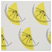 Tissu Citrus Lemon gros imprimé (Échantillon)