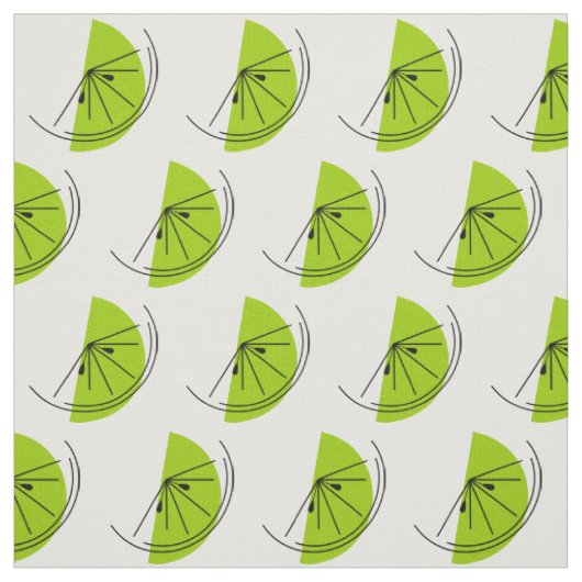 Tissu Citrus Lime (Échantillon)