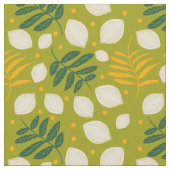 Tissu Citrus moderne du milieu du siècle (Fermer)