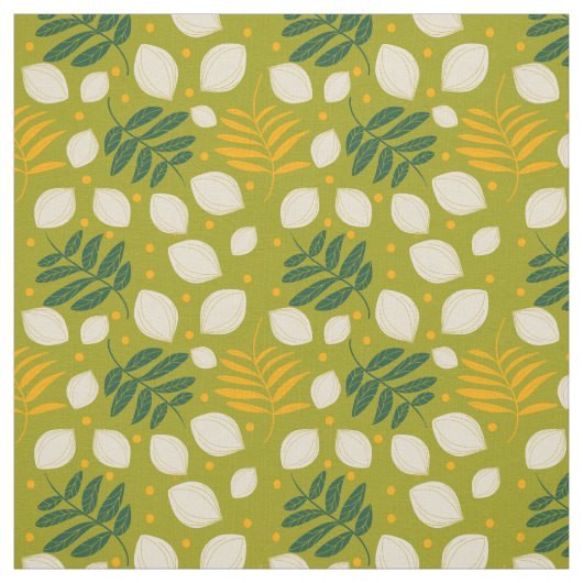 Tissu Citrus moderne du milieu du siècle (Échantillon)