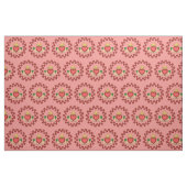 Tissu Claddagh et Knotwork rouge sur le rose (Fat Quarter)