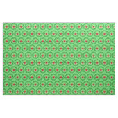 Tissu Claddagh et Knotwork vert (Yard)