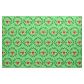 Tissu Claddagh et Knotwork vert (Fat Quarter)