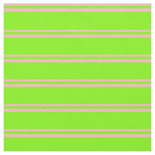 Tissu Clair rose et vert Motif à rayures (Fermer)