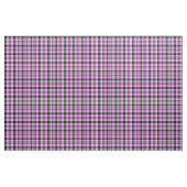 Tissu Clair violet, noir et blanc Plaid Motif (Fat Quarter)