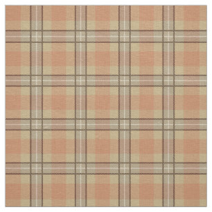Tissu Clan britannique international motif écossais rose