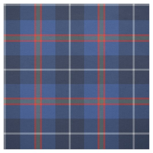 Tissu Clan Bryson Tartan Blue Plaid (Échantillon)