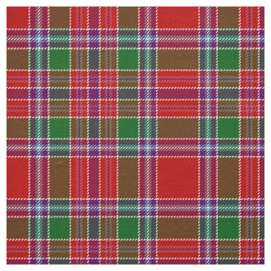 Tissu Clan écossais Burrell Tartan Plaid (Échantillon)