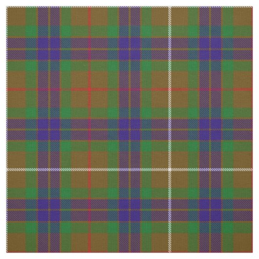 Tissu Clan Fraser Chasse Tartan (Échantillon)