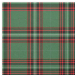 Tissu Clan Kiernan Tartan Green Irish Plaid
