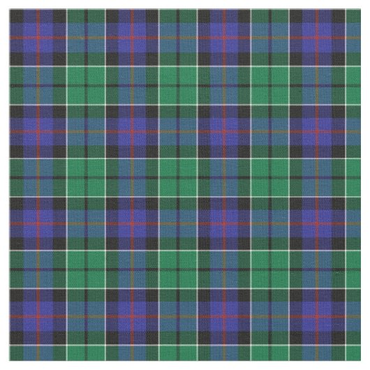Tissu Clan Leslie Chasse Tartan (Fermer)