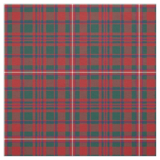 Tissu Clan MacKinnon Tartan (Échantillon)