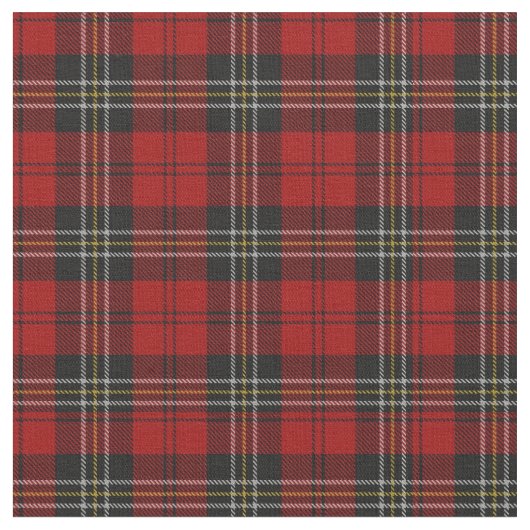 Tissu - Clan Macpherson Tartan Rouge (Fermer)
