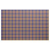 Tissu Clan McCann Tartan Plaid bleu et or (Yard)