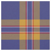 Tissu Clan McCann Tartan Plaid bleu et or (Fermer)